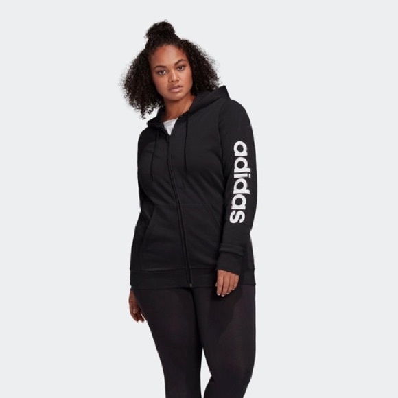 Adidas women’s black zipper sweater - Picture 8 of 12